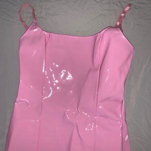 Pretty Little Thing Latex Dress